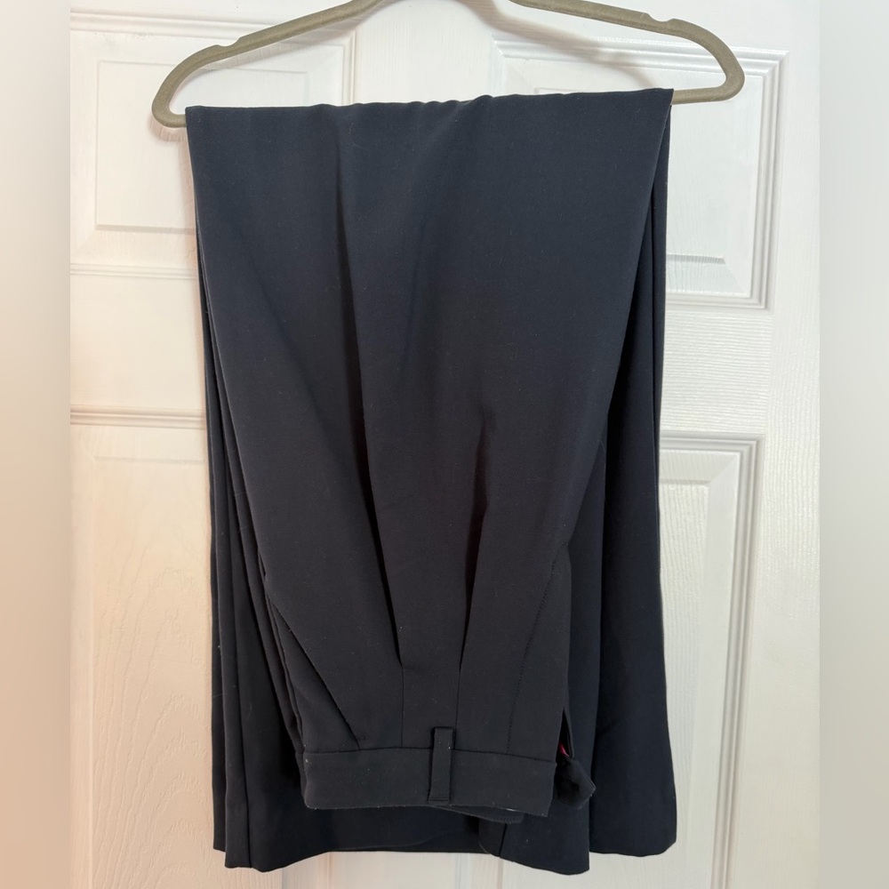 Maeve Wide Leg Navy Trousers